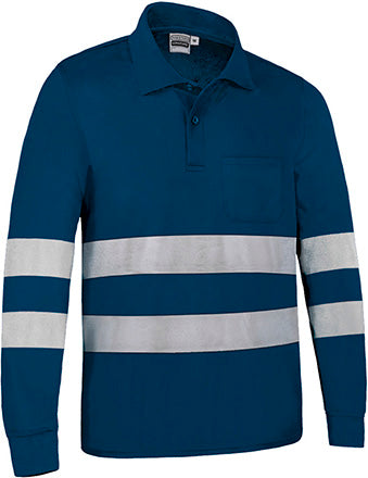 Polo Longford Manga Comprida Visibilidade Aumentada