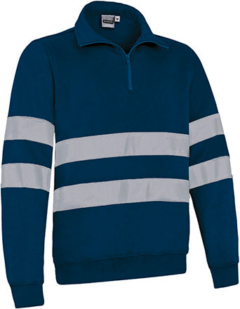 Sweatshirt Richmond Meia-Zip Visibilidade Aumentada