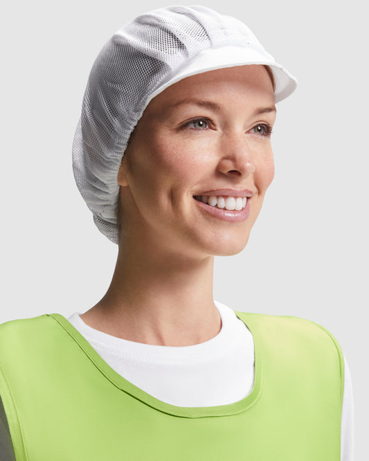 Touca Profissional Alimentar – Unissexo (Rede + Pala)