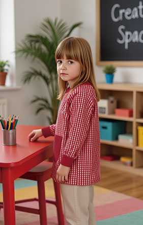 Bata Escolar Infantil – DualMatch Clothes