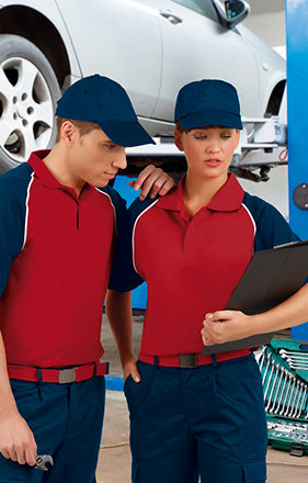 VENUR – Polo Bicolor de Trabalho M/C